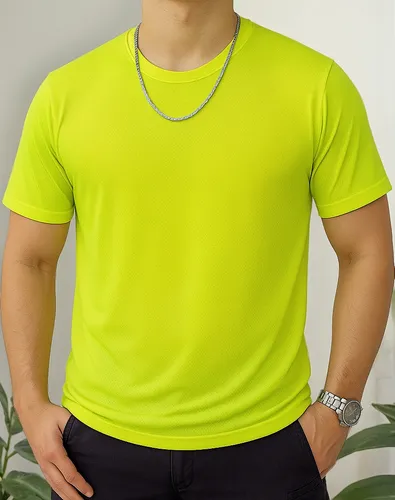 Polera Deportiva Dryfit Manga Corta Secado Rápido Y Cómodo