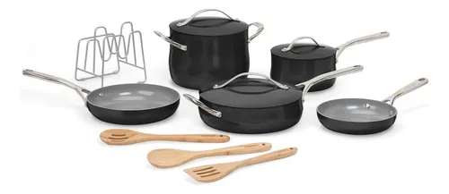 Bateria 12 Piezas Cullinary Collection 34c-12bkes Cuisinart Color Negro