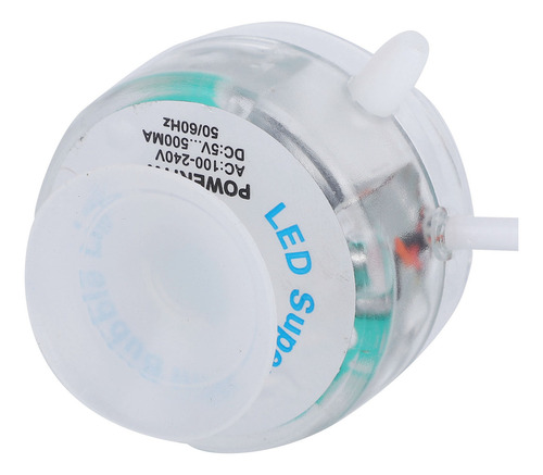 Pecera Sumergible Led Con Burbujas Coloridas Para Acuarios