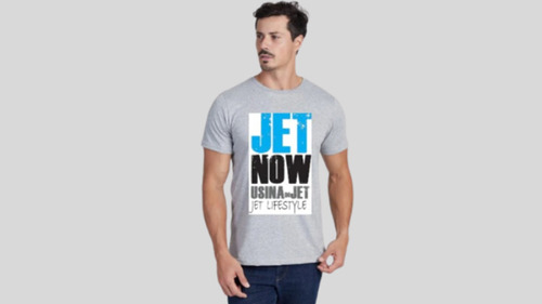 Camiseta Algodão Usina Do Jet - Jet Now