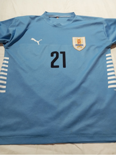 Camiseta De Fútbol De Selección De Uruguay N 21 Cavani Linda
