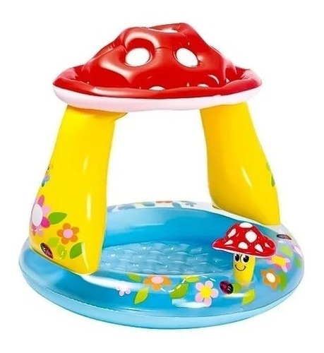 Piscina Intex Con Techo Hongo Inflable Bebes Niños Juguete