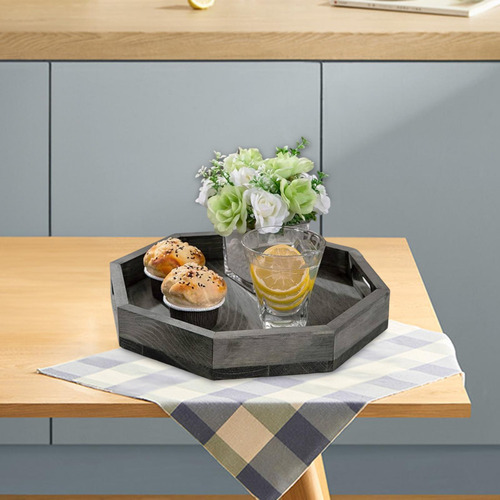 Bandeja Para Servir, Tabla De Quesos, Madera Vintage, 12