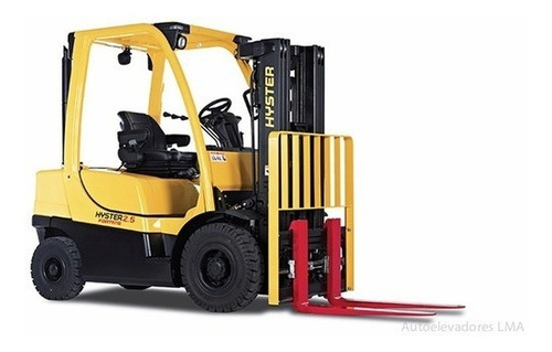 Imagen 7 de 8 de Autoelevador Hyster 2500kg H50ft-br Motor Yanmar Japones.