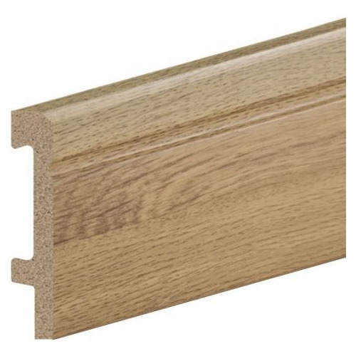 Zocalo Pvc Simil Madera Eurotec 8,2cm Roble X 2,45ml