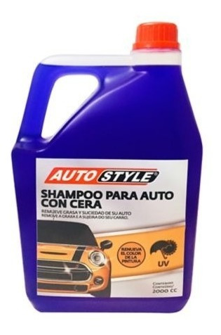 Shampoo Con Cera 2000 Cc Autostyle Carro