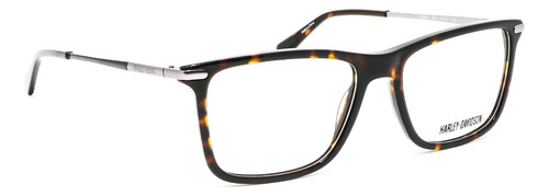 Lentes De Vista Transparente Harley Davidson Hd0985052 Color Havana Talla M