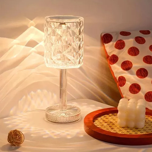Lámpara De Mesa De Cristal, Lámparas De Noche Led, Bar