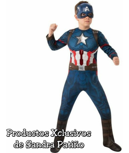Disfraz Capitán América Disfraces Niño Americano Avengers