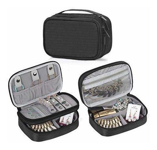 Teamoy Travel Jewelry Organizer Caja, Joyería Y Accesorios