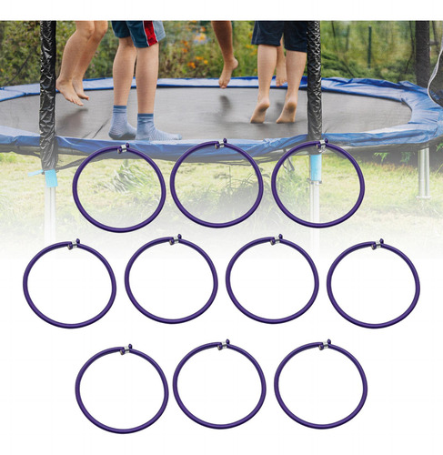 10x Cuerda Elástica Para Trampolín Cuerda Púrpura