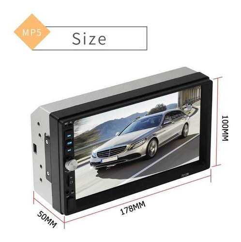 Autoestéreo 7012b Mirrorlink 2din Pantalla Touch Mp5