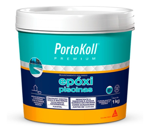 Epóxi Piscina Portokoll - Azul-Celeste 1kg