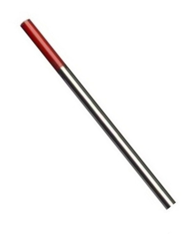 Electrodo Tungsteno X 1 U. Punta Roja 2,4mm X 175mm Tig Rojo