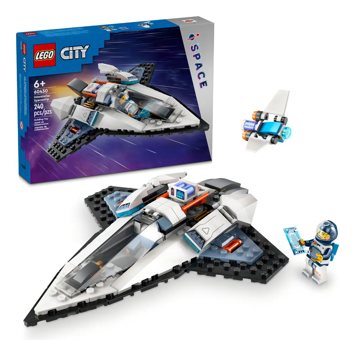 Set City Space Nave  Espacial Interestelar #60430 (240 Peças)  LEGO