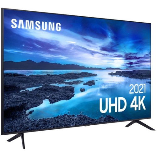 Imagem 3 de 4 de Samsung Smart Tv 75 Uhd 4k 75au7700, Processador Crystal 4k,
