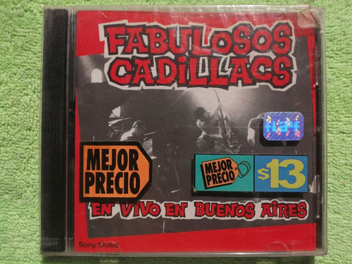 Eam Cd Los Fabulosos Cadillacs N Vivo Buenos Aires 1994 Epic