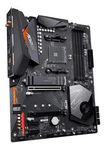 Placa Gigabyte X570 Aorus Elite Wifi Am4 X570 Ddr4 Sata