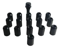 Comprar Juego Tuercas Seguridad Cromadas Rines Carros Carreras Lujo