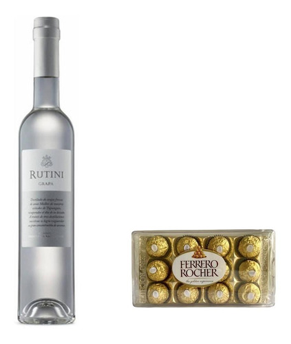 Grapa Grappa Rutini X500cc + Ferrero Rocher X12