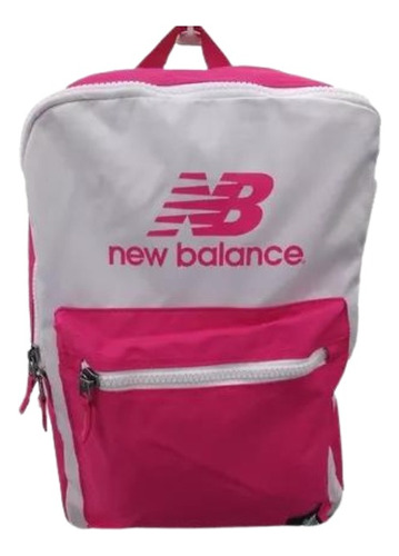 Mochila New Balance Booker  Blanco Rosa Envios País