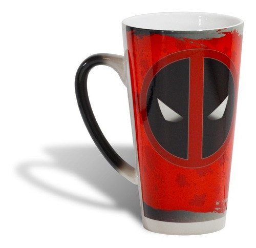 Taza Magic Color 18 Oz Aaa Deadpool Rojo Cómics Regalo By Pd