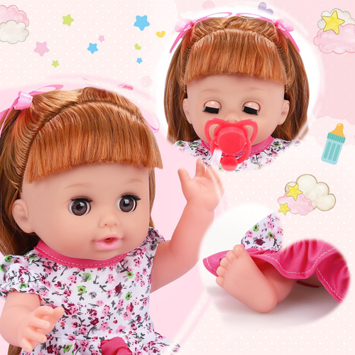 Cuna De Muñeca Bebe De Juguete Niñas Regalo Navidad 14