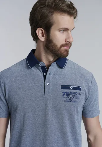 Polera Polo Texas Azul Ss2025 Ferouch