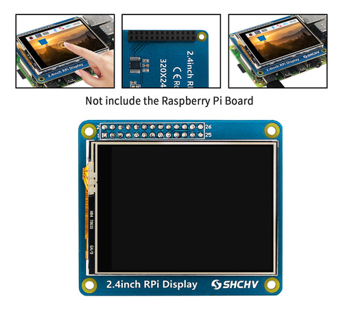 Pantalla Táctil Lcd Pixel Para Raspberry Pi 4b 3b+ Zero