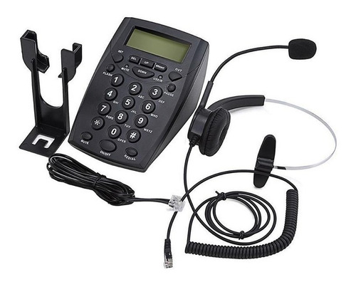 Imagen 2 de 10 de Teléfono Call Center Headset Manos Libre Cabezal Noga Nt200d