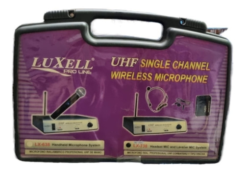 Microfono Luxell Pro Line Uhf Lx-738 Pronto Eléctrica