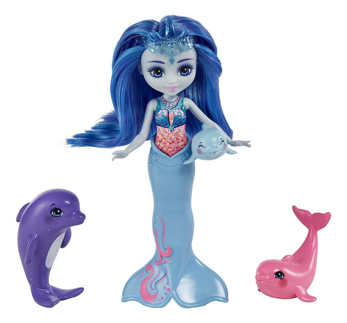 Muñeca Dorinda Dolphin C/ Mascotas Enchantimals Mattel Gjx43