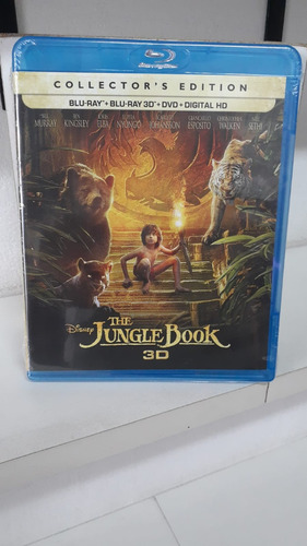 Blu-ray 3d Blu-ray + Dvd The Jungle Book / Libro De La Selva