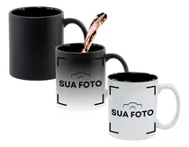 Comprar Caneca Mágica Fosca Preta Personalizada Sua Foto Ou Sua Logo Cor Branco Sua Foto\u002Fsua Logo