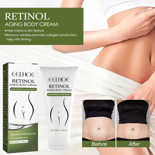 50g De Leite Corporal De Retinol, Creme Corporal Para Envelh