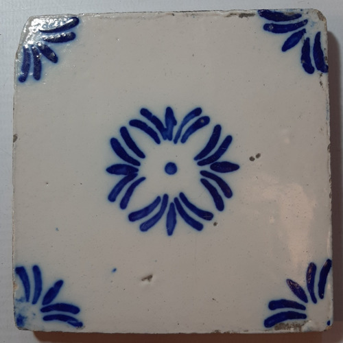 Imagen 1 de 8 de Antiguo Azulejo Pas De Calais N° 40 7676
