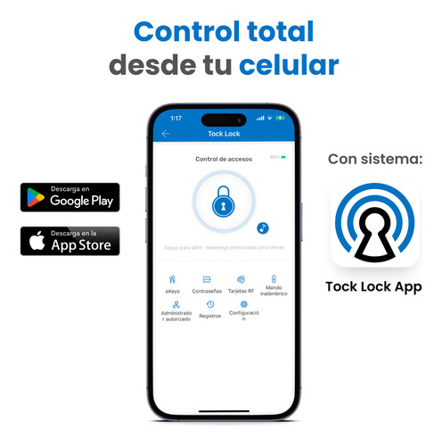 Control De Accesos Inteligente App Movil Codigos Tarjetas
