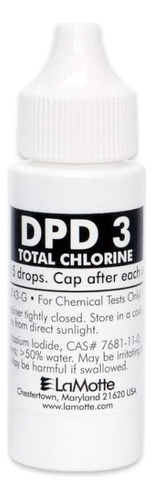 Reactivo Líquido Dpd 3 Para Cloro Total, 1.0 Fl Oz, Fecha Ex