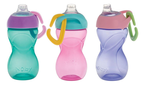 Nuby Sin Derrames Clik -it Boñut Suave Copa De Sorbo Con De