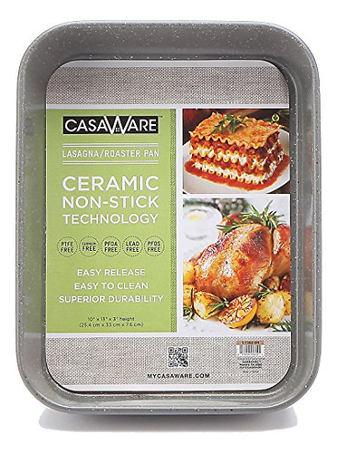 Sartén Antiadherente Para Lasaña/asador Casaware, Con Revest