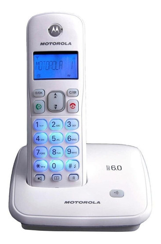 Teléfono Motorola  Telefone Sem Fio Motorola inalámbrico - color blanco