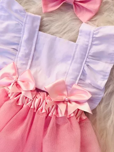 Vestido De Bebe Menina Linda Para Sua Princesa Brilhar !!