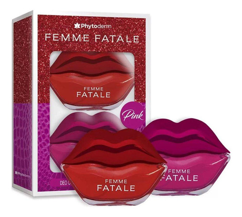 Kit Deo Colônia Phytoderm Femme Fatale + Femme Fatale Pink