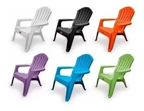 Imagen 5 de 5 de Sillón Reposera Country Colombraro Plástico