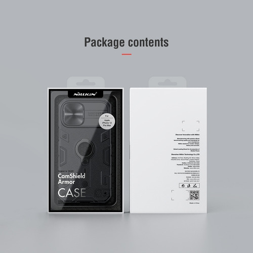 Capa Case Nillkin Camshield Armor - iPhone 12 Pro Max (6.7)