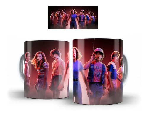 Caneca Porcelana Stranger Things - Diversos Modelos Fanmade