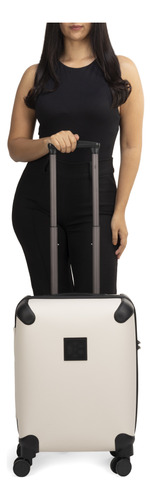 Maleta De Cabina 20 Plg Cloe Brizel Blanco Chico