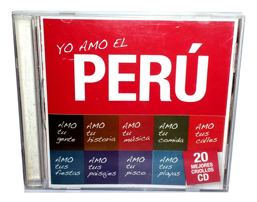 Cd Yo Amo El Perú - Música Criolla Del Perú 2009 11y6 Discos