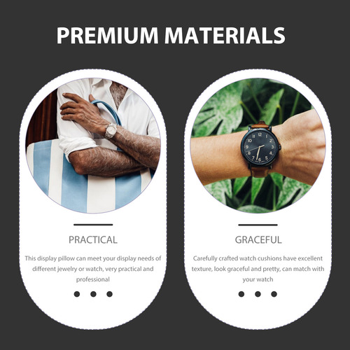 3 Piezas De Cojines De Pulsera Para Relojes, Cojines, Joyas