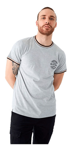 Remera Manga Corta Mistral Hombre Algodón Modelo Génova